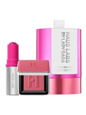 HAUS LABS Glassy Blush Stick + Powder Blush Set